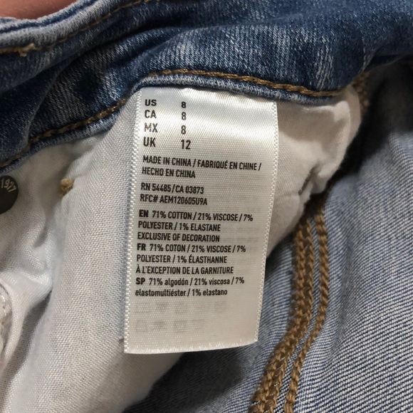 Hi rise ripped jean shorts - Picture 5 of 5